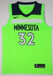 NBA 32 Towns Timberwolves 2017-18 Season Maillot green